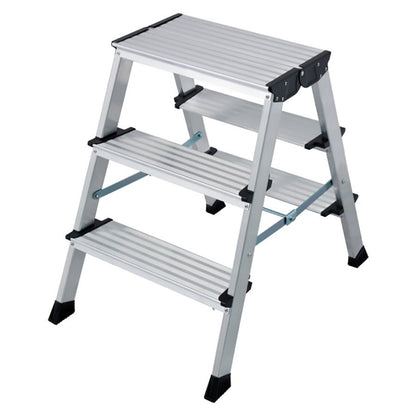 euroline 20578 Alu - Klapptritt, beidseitig begehbar - Topleiter