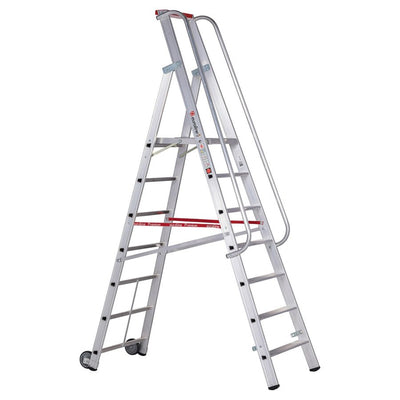 euroline 32677 PREMIUM line Alu - Stufenstehleiter mit grosser Standplattform - Topleiter