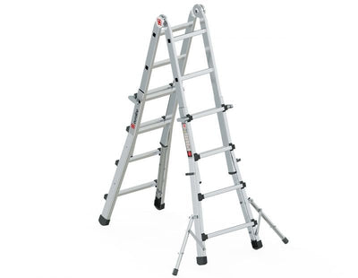 euroline PREMIUM line Alu - Vario - Klappleiter mit Standverbreiterung 31631 - Topleiter