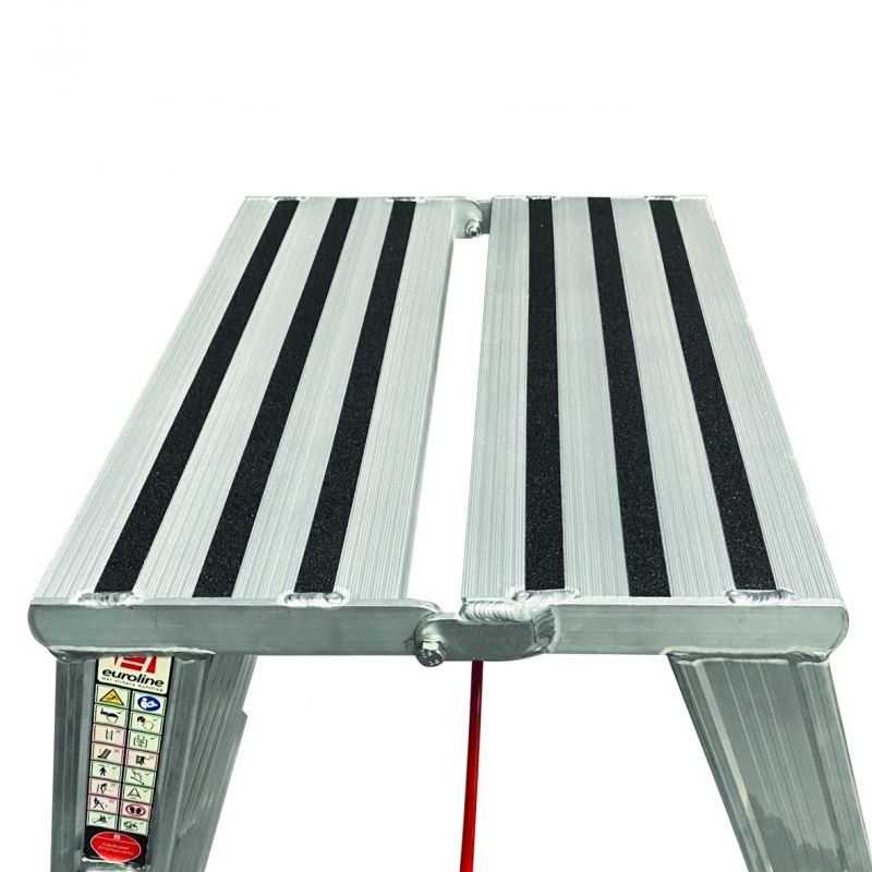 euroline PREMIUM line DIY Alu - Stufentritt, beidseitig 30581 - Topleiter