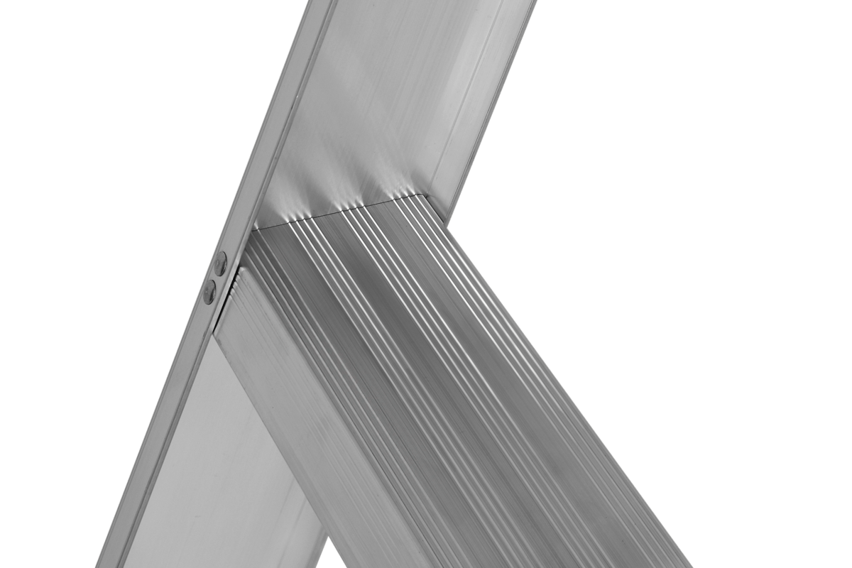 Hymer Stufenstehleiter 6024, beidseitig begehbar - Topleiter