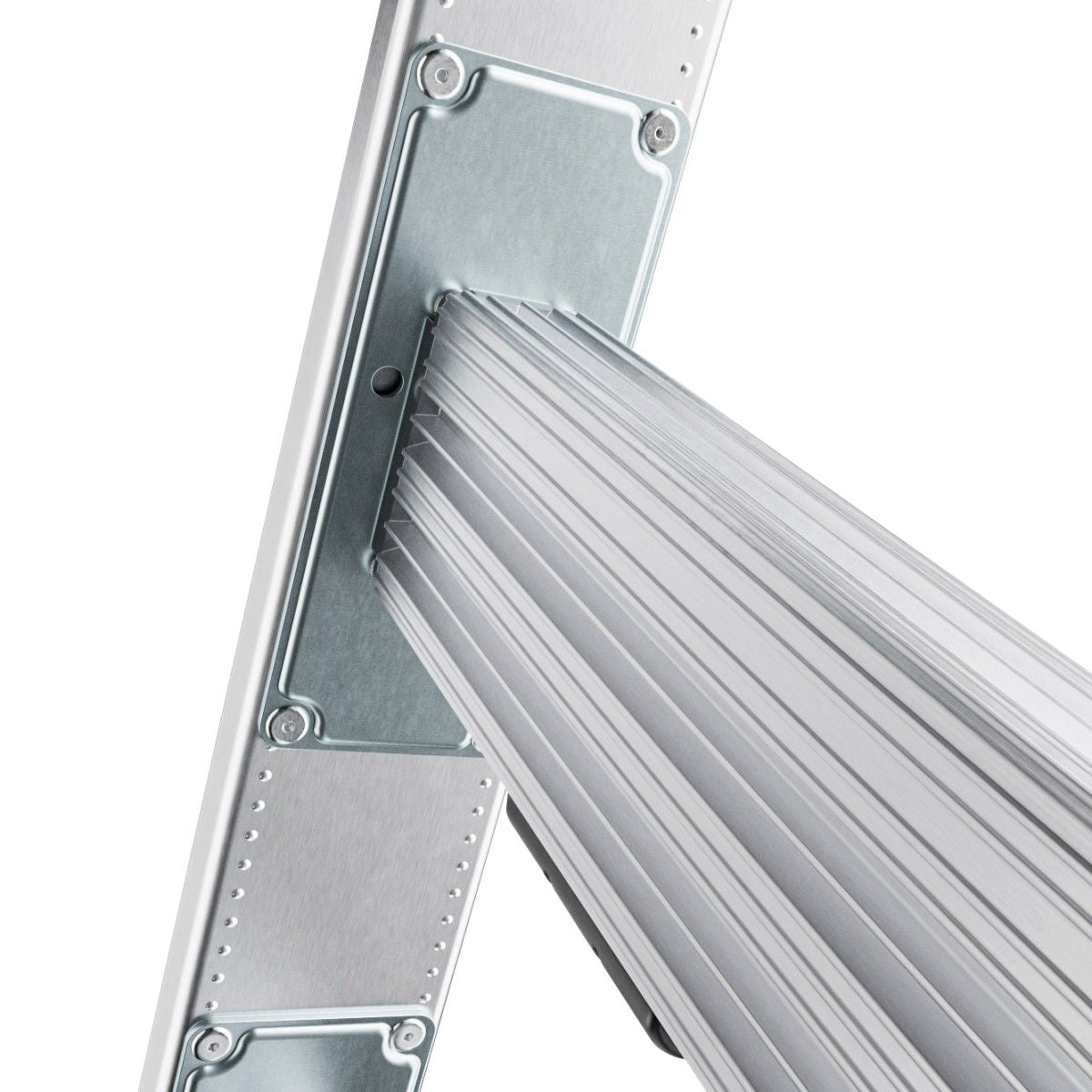 S110 Pro Sprossen - Schiebeleiter mit 3 Dreh - Stufen 2 x 12 Sprossen - Topleiter