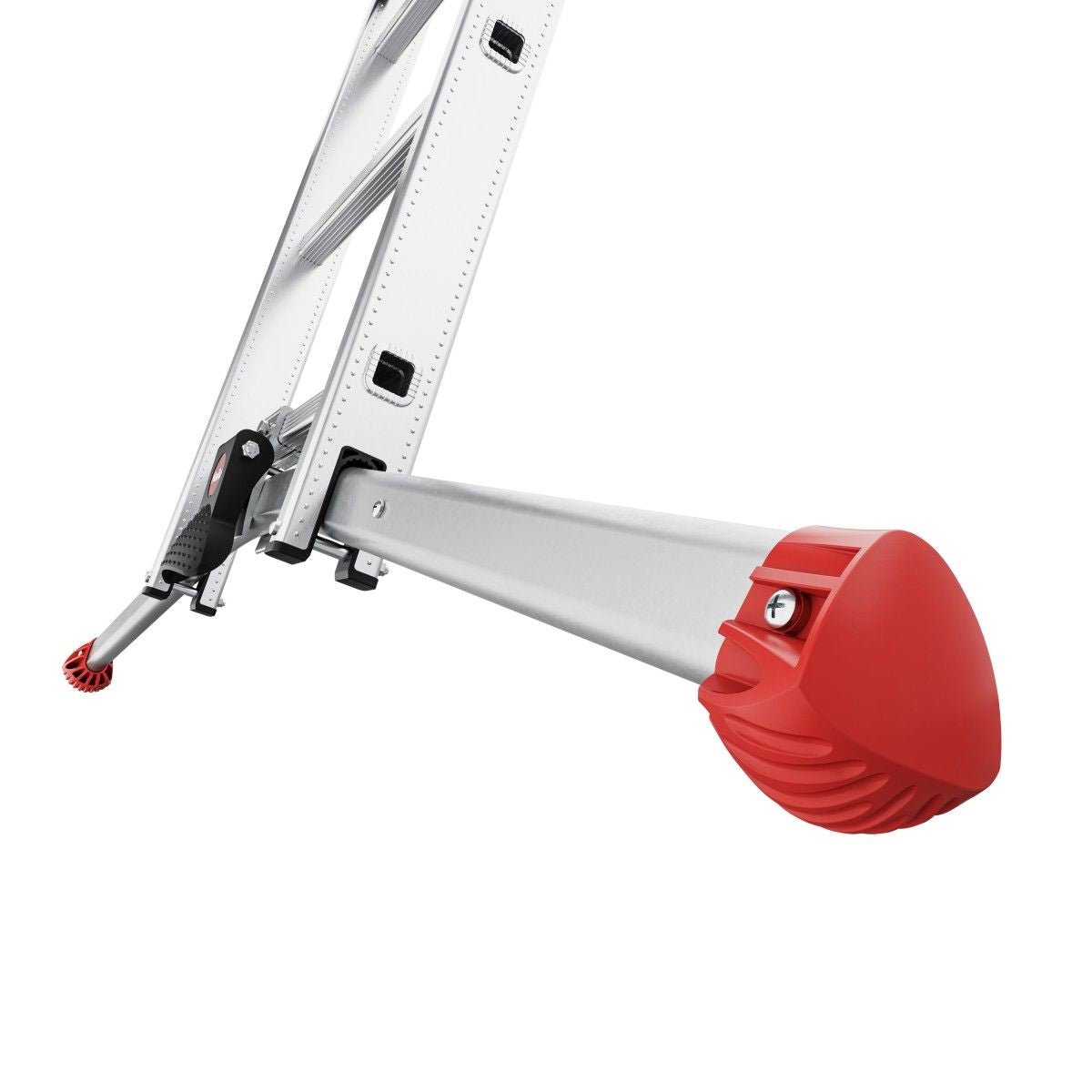 S110 Pro Sprossen - Schiebeleiter mit 3 Dreh - Stufen 2 x 12 Sprossen - Topleiter