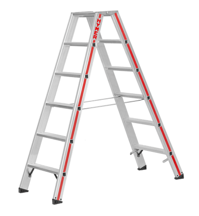 Stufenstehleiter 8024, beidseitig begehbar - Topleiter