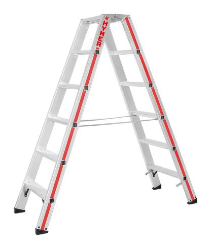 Stufenstehleiter 8024, beidseitig begehbar - Topleiter