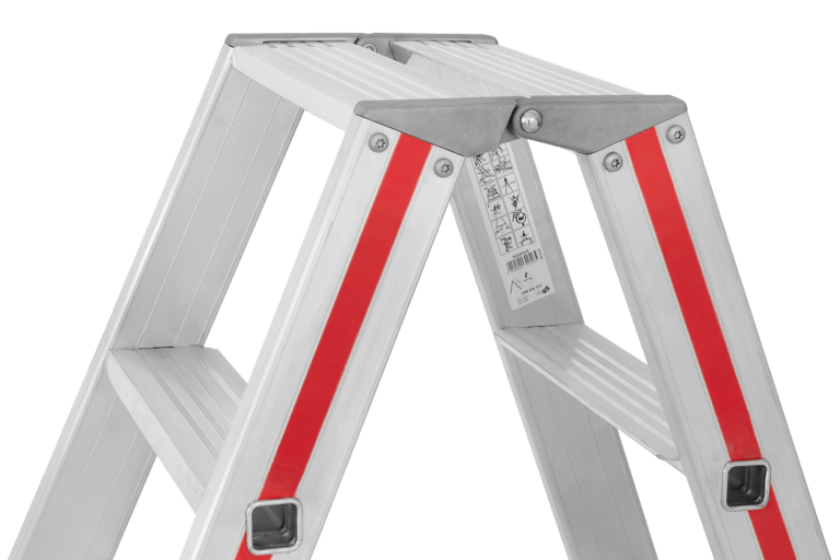 Stufenstehleiter 8024, beidseitig begehbar - Topleiter